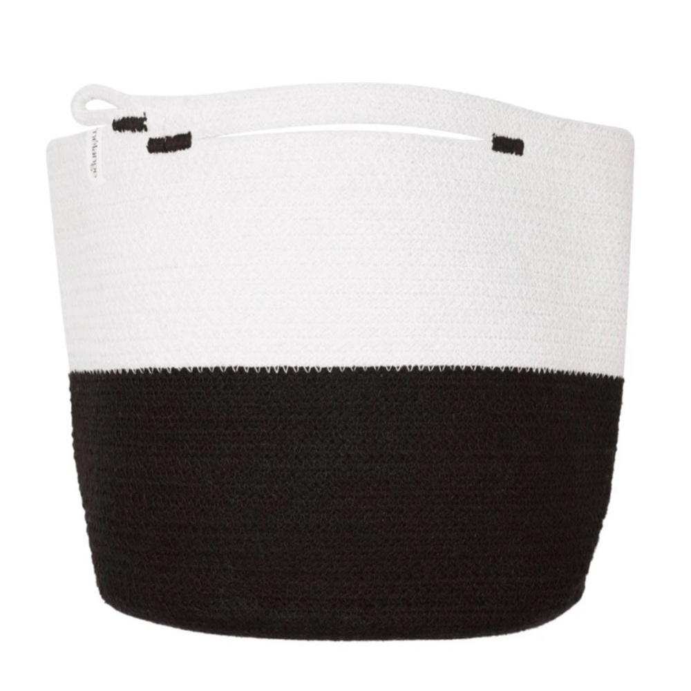 {MIA MELANGE} Foldable Cotton Basket NWT